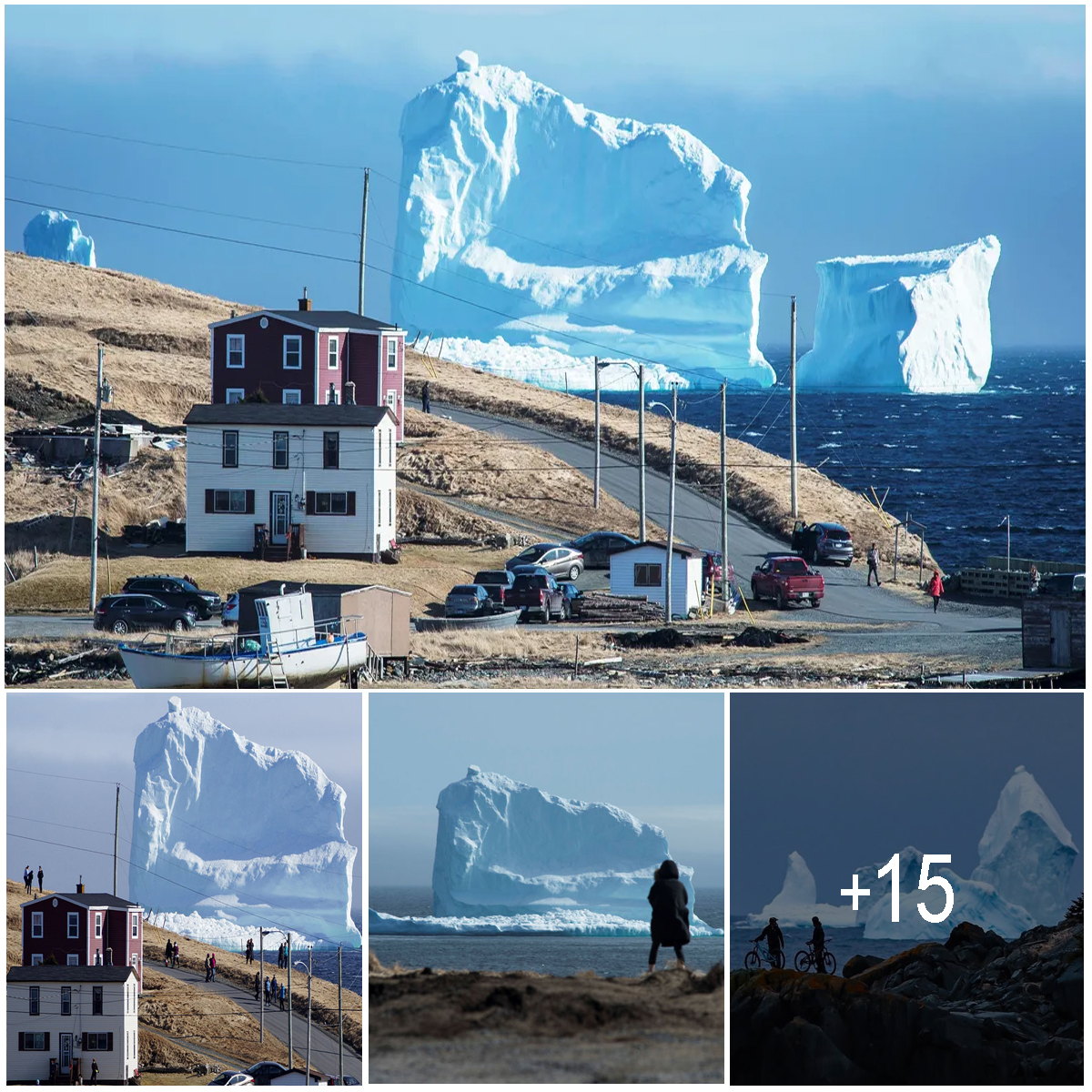 Giant Foot Iceberg Passes Through Iceberg Alley Near Ferryland