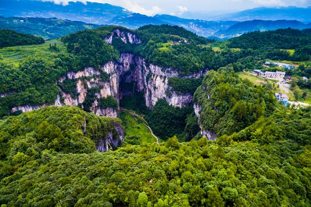 Inside massive sinkhole with ancient forest that can host undiscovered ...