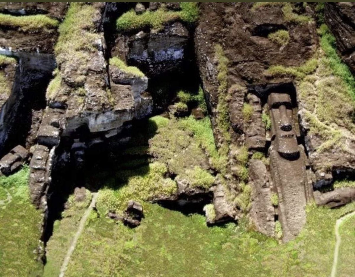 The Famous Easter Island Head Statues Actually Have Bodies