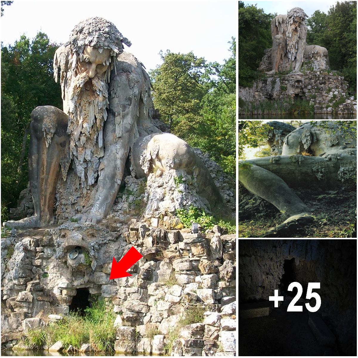 Giant 16th-Century ‘Colossus’ Sculpture In Florence, Italy Has Entire 