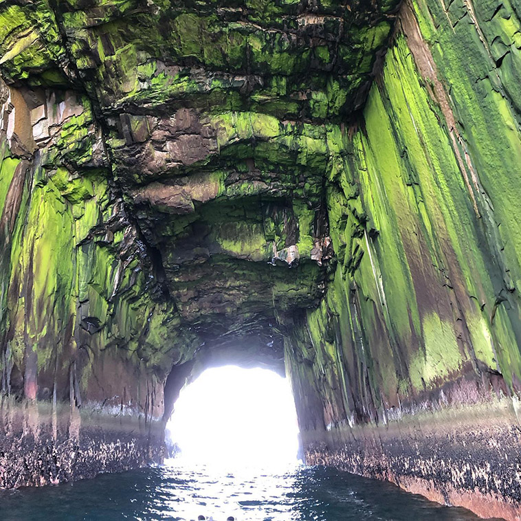 the bull rock island entrance inside